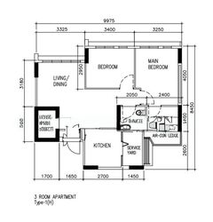 Blk 314B Waterway Cascadia (Punggol), HDB 3 Rooms #581115581